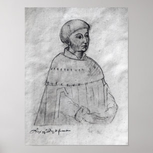 Portret van Louis XI Poster