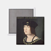 Portret van Louis XII King van Frankrijk Magneet (Voorkant / Achterkant)