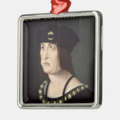 Portret van Louis XII King van Frankrijk Metalen Ornament (Links)