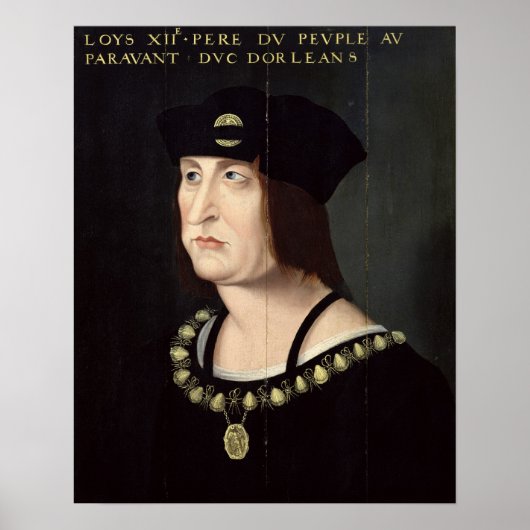 Portret van Louis XII King van Frankrijk Poster (Voorkant)