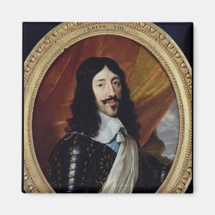 Portret van Louis XIII na 1610 Magneet