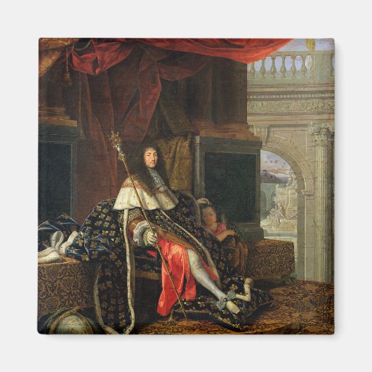 Portret van Louis XIV 1668 Magneet (Voorkant)