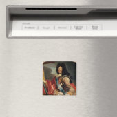 Portret van Louis XIV 2 Magneet (Insitu (Vaatwasser))