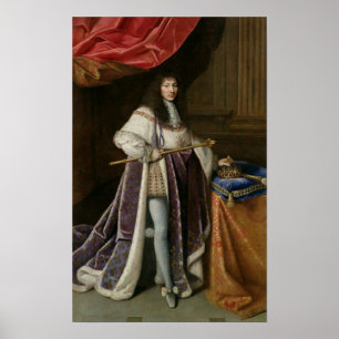 Portret van Louis XIV 2 Poster