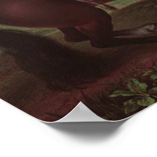 Portret van Louis XIV 2 Poster (Hoek)