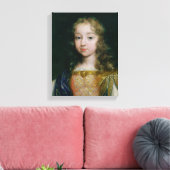Portret van Louis XIV als kind Canvas Afdruk (Insitu (Woonkamer))