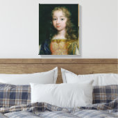 Portret van Louis XIV als kind Canvas Afdruk (Insitu (Slaapkamer))