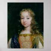 Portret van Louis XIV als kind Poster (Voorkant)