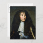 Portret van Louis XIV Briefkaart (Voorkant / Achterkant)