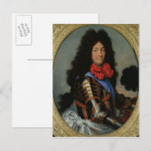 Portret van Louis XIV Briefkaart (Voorkant / Achterkant)