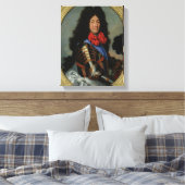 Portret van Louis XIV Canvas Afdruk (Insitu (Slaapkamer))
