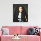 Portret van Louis XIV Canvas Afdruk (Insitu (Woonkamer))