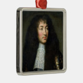 Portret van Louis XIV Metalen Ornament (Rechts)