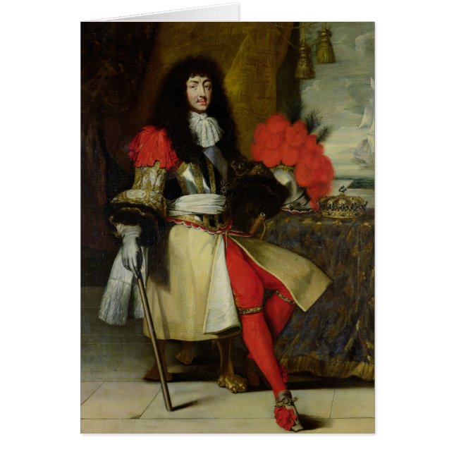 Portret van Louis XIV na 1670 (Voorkant)