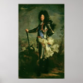 Portret van Louis XIV Poster (Voorkant)