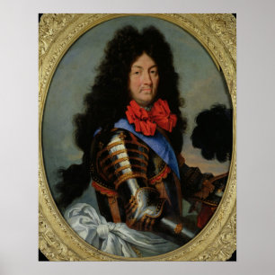 Portret van Louis XIV Poster