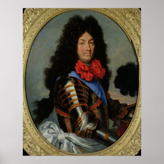 Portret van Louis XIV Poster (Voorkant)