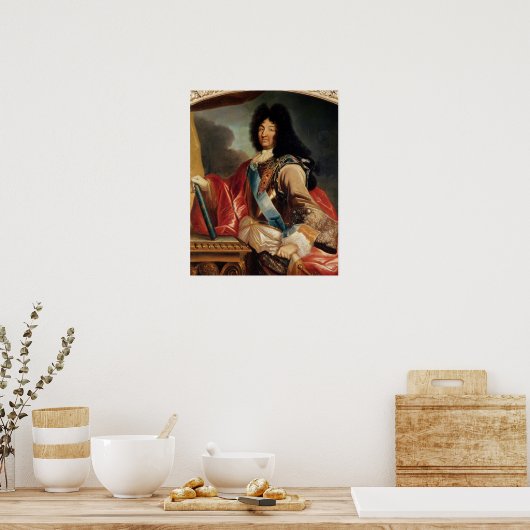 Portret van Louis XIV Poster (Keuken)