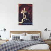 Portret van Louis XIV van 10.1648 jaar Canvas Afdruk (Insitu (Slaapkamer))