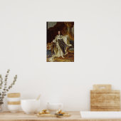 Portret van Louis XV in zijn Coronation Robes Poster (Keuken)