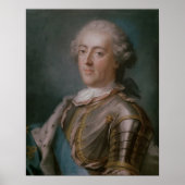Portret van Louis XV King van Frankrijk Poster (Voorkant)