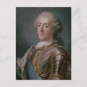 Portret van Louis XV Koning van Frankrijk Briefkaart