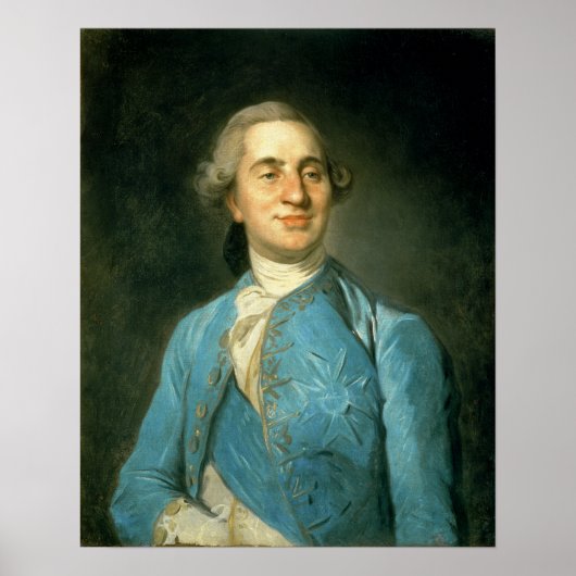 Portret van Louis XVI 1775 Poster (Voorkant)