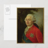 Portret van Louis XVI King van Frankrijk Briefkaart (Voorkant / Achterkant)