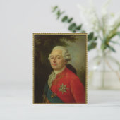 Portret van Louis XVI King van Frankrijk Briefkaart (Staand voorkant)