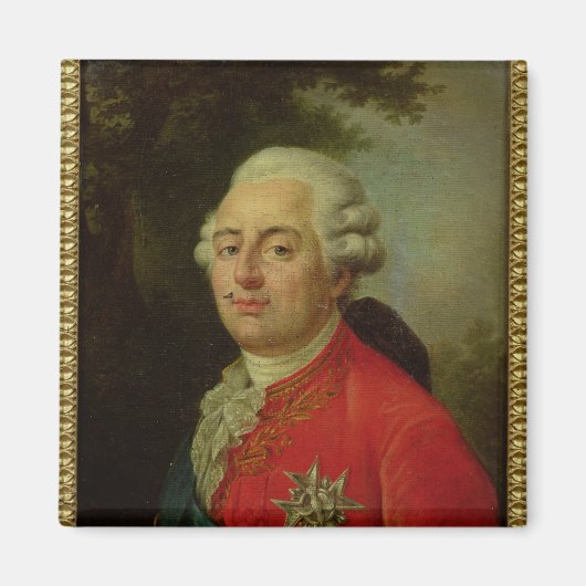 Portret van Louis XVI King van Frankrijk Magneet (Voorkant)