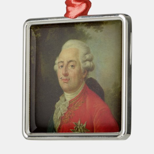 Portret van Louis XVI King van Frankrijk Metalen Ornament (Links)