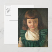 Portret van Louis XVII als kind, 1791 Briefkaart (Voorkant / Achterkant)