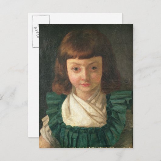 Portret van Louis XVII als kind, 1791 Briefkaart (Voorkant / Achterkant)