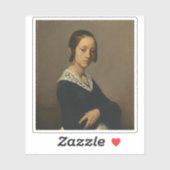 Portret van Louise-Antoinette Feuardent Sticker (Vel)