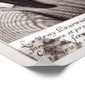 Portret van Louise de Marillac Poster (Hoek)