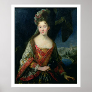 Portret van Louise-Hippolyte (1687-1731), prinses Poster