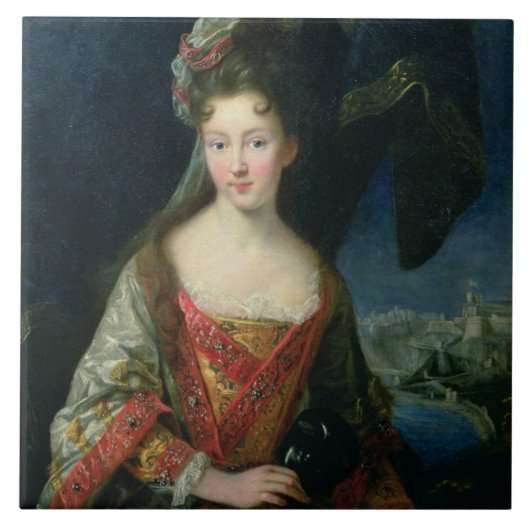 Portret van Louise-Hippolyte (1687-1731), prinses Tegeltje (Voorkant)