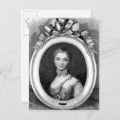 Portret van Louise Honorine Crozat du Chatel Briefkaart (Voorkant / Achterkant)