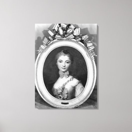 Portret van Louise Honorine Crozat du Chatel Canvas Afdruk (Voorkant)