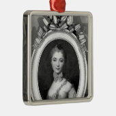 Portret van Louise Honorine Crozat du Chatel Metalen Ornament (Rechts)