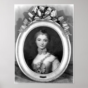 Portret van Louise Honorine Crozat du Chatel Poster