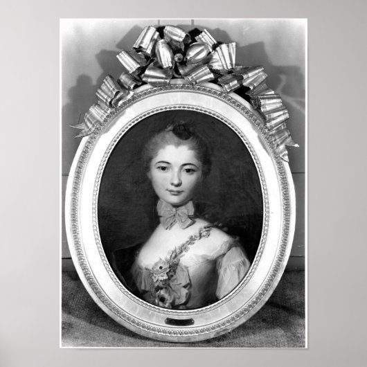 Portret van Louise Honorine Crozat du Chatel Poster (Voorkant)
