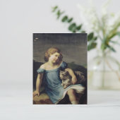 Portret van Louise Vernet als kind, 1818-19 Briefkaart (Staand voorkant)