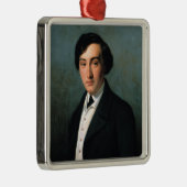 Portret van Lucien Petipa 1849 Metalen Ornament (Rechts)