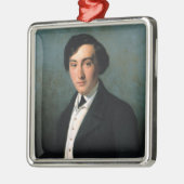 Portret van Lucien Petipa 1849 Metalen Ornament (Links)