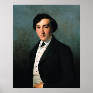 Portret van Lucien Petipa 1849 Poster