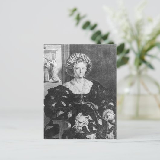 Portret van Lucrezia Borgia Briefkaart (Staand voorkant)