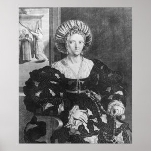 Portret van Lucrezia Borgia Poster