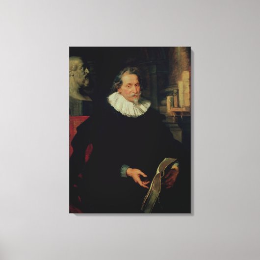 Portret van Ludovicus Nonnius Canvas Afdruk (Voorkant)