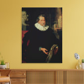 Portret van Ludovicus Nonnius Canvas Afdruk (Insitu (Woonkamer))